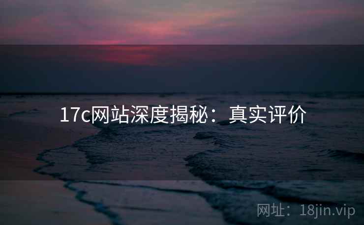 17c网站深度揭秘：真实评价