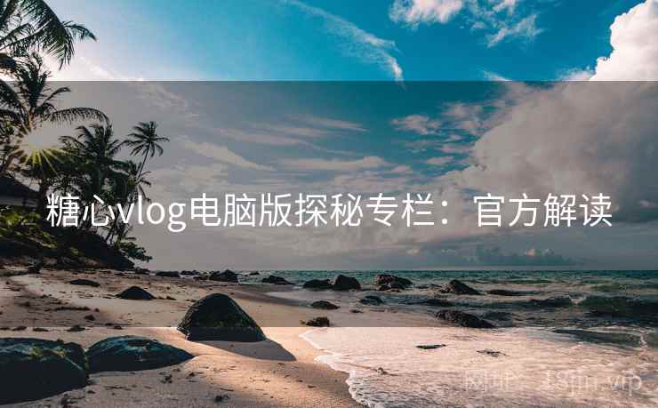 糖心vlog电脑版探秘专栏：官方解读